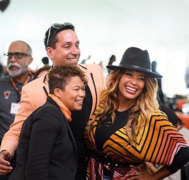 Jose Feliciano, Meta Jones and Kwanza Jones