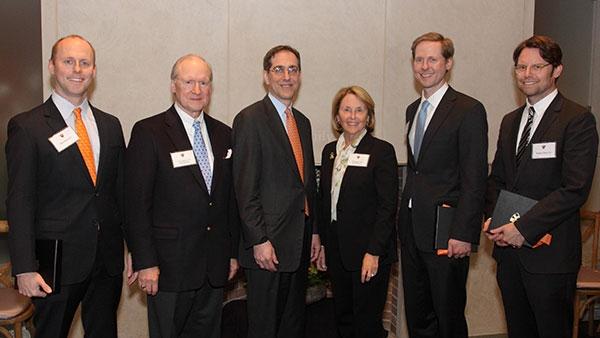 Oxman family with President Eisgruber