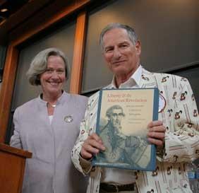 President Shirley M. Tilghman with Sid Lapidus '59