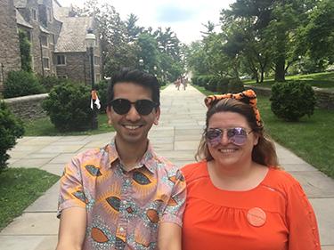 Waqas Jawaid ’10 and Angela Bardes ’10