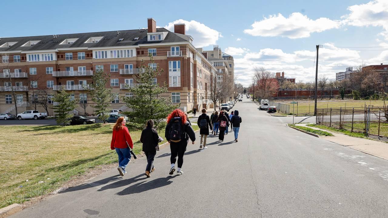 Princeton students in Perth Amboy